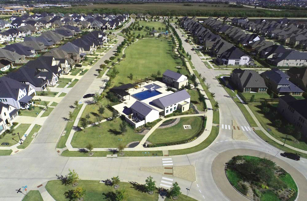 Estates of Shaddock Park Neighborhood by Cody Johnson Texas Landscape Design Architect