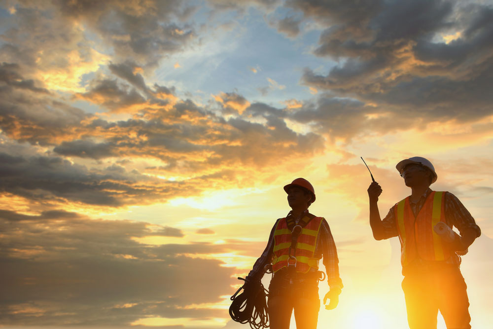 Landscape & Civil Engineering in Dallas, TX at Sunset